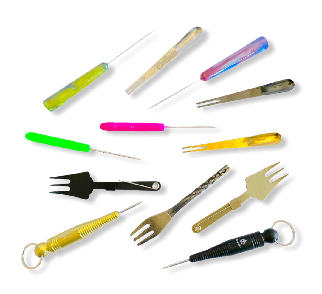 Tenedores y punzones para cachimba shisha al por mayor dashprofesionales