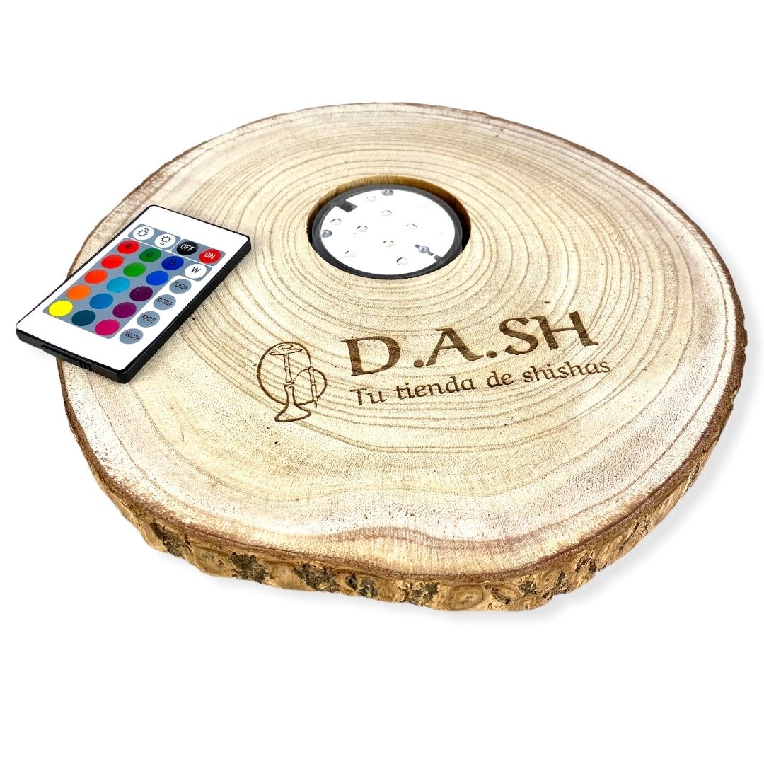 TAPETE TRONCO REDONDO DASH PARA CACHIMBA TAPETE DE MADERA