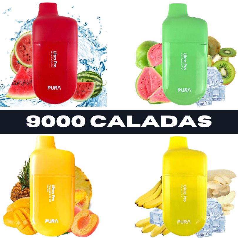 PODS PURA 9000 CALADAS PODS DESECHABLES