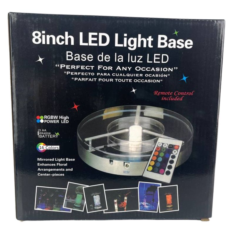 BASE LUZ LED PARA BASES DE CACHIMBAS BASE LUZ LED PARA BASES DE CACHIMBAS